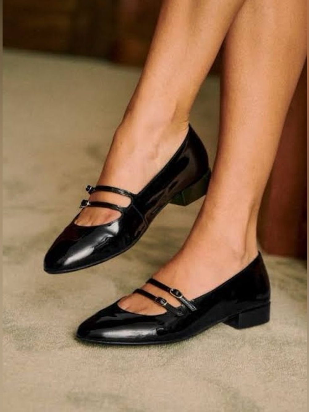 Sezane Ninon Low Heel Ballerinas Size 39